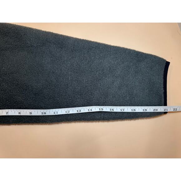 NWT Allbirds Men's Fluff Fleece Snap Pullover – Charcoal Gray & Black – Size XXL - Picture 7 of 9